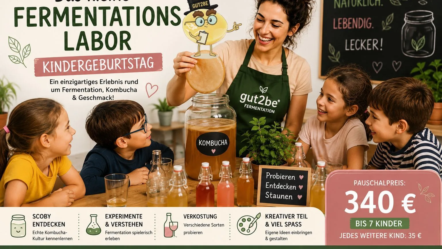 Das kleine Fermentationslabor – Kindergeburtstag
